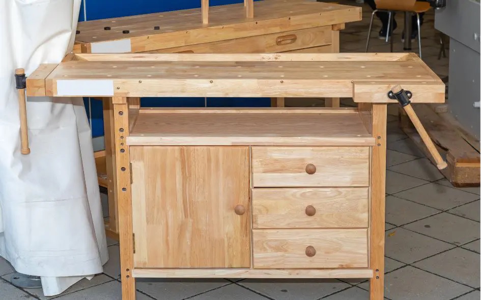 banco de trabajo de madera