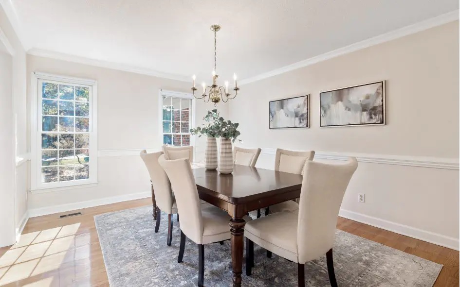 mesa de comedor de madera