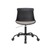 Silla Operativa Eames Acolchada Negra - Image 5