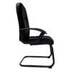 Sillón Visita Alfa Vinipiel Color Negro - Image 7