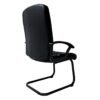 Sillón Visita Alfa Vinipiel Color Negro - Image 6