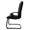 Sillón Visita Alfa Vinipiel Color Negro - Image 3