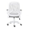 Silla Operativa E107 Mesh y Tela Color Gris Estructura Blanca - Image 6