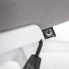 Silla Operativa E107 Mesh y Tela Color Gris Estructura Blanca - Image 4