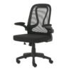 Silla Operativa E107 Mesh y Tela Color Negro Estructura Negro
