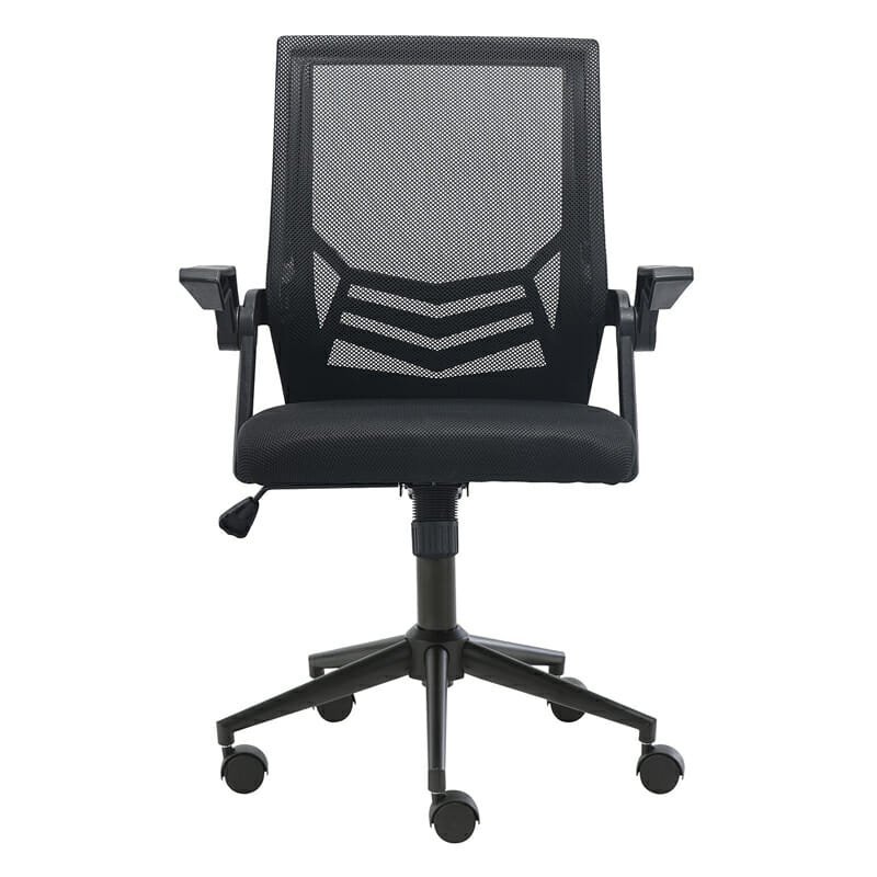 Silla Operativa Nitro Con Brazos Abatibles Mesh y asiento Negro - Image 4