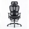 Silla Ejecutiva Nexus Mesh Negro y Descansapiés - Image 6