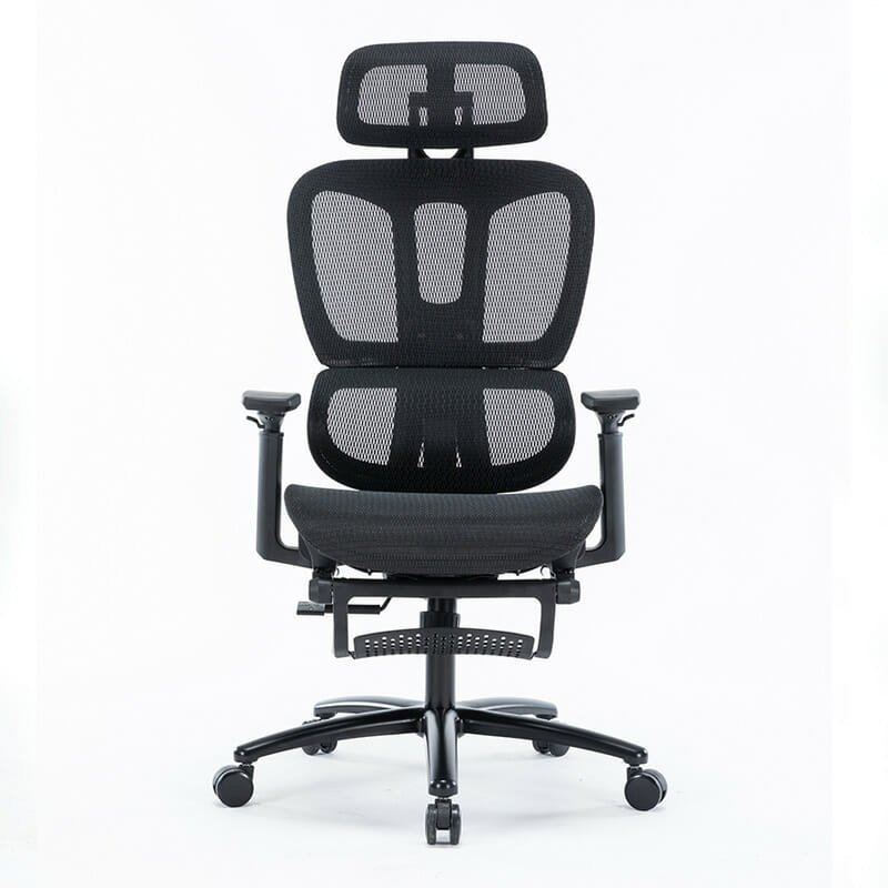 Silla Ejecutiva Nexus Mesh Negro y Descansapiés - Image 6