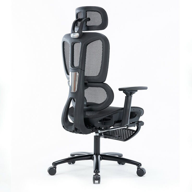 Silla Ejecutiva Nexus Mesh Negro y Descansapiés - Image 5