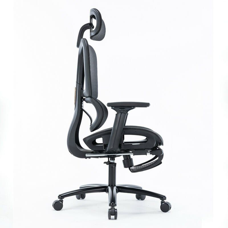 Silla Ejecutiva Nexus Mesh Negro y Descansapiés - Image 4