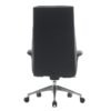 Silla Ejecutiva Patri Vinipiel Negro y Base Cromada - Image 2