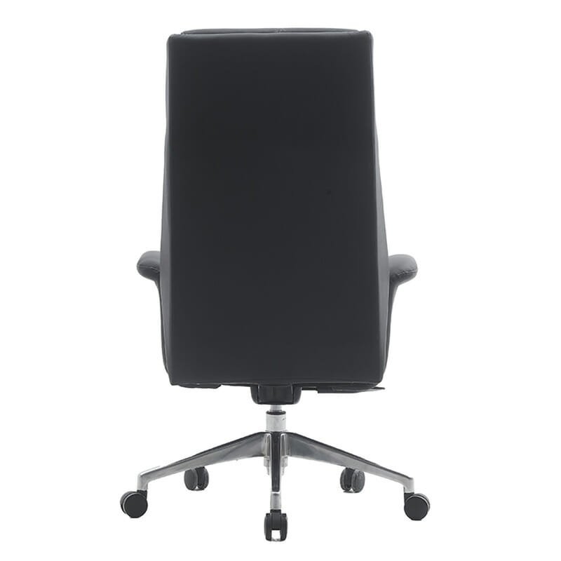 Silla Ejecutiva Patri Vinipiel Negro y Base Cromada - Image 2