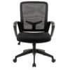 Silla Operativa H9 Mesh y Tela Negro - Image 10