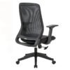 Silla Operativa H11 Brazo Ajustable Mesh y Tela Negro - Image 4