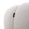 Divani Casa Yolonda - Silla moderna curvada de tela beige - Image 3