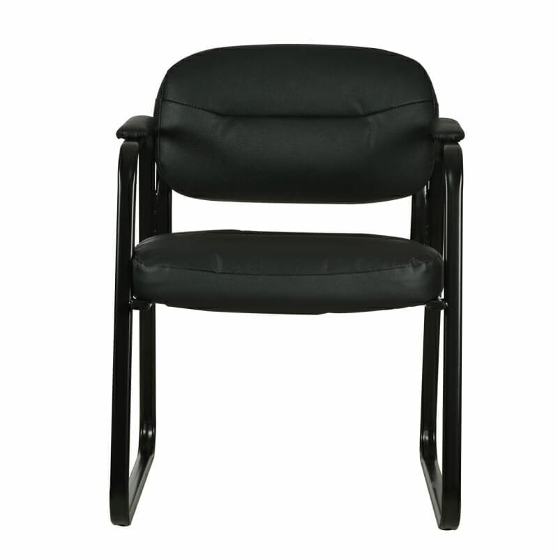 Silla Visita Piel Negro VL653SB11 - Image 4