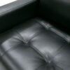 Divani Casa Schmidt - Silla moderna de cuero negro - Image 4