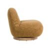 Modrest Renee - Silla decorativa giratoria moderna de tela mostaza - Image 4