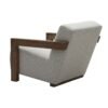 Modrest Rosen - Tela beige moderna + silla decorativa de roble gris - Image 3