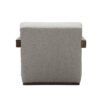 Modrest Rosen - Tela beige moderna + silla decorativa de roble gris - Image 4