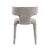 Modrest Saehee - Silla de comedor moderna de tela gris claro - Image 4
