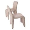 Modrest Ditka - Silla de comedor moderna de terciopelo beige (juego de 2) - Image 2