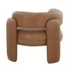 Modrest Tioga - Silla decorativa moderna de cuero marrón - Image 2