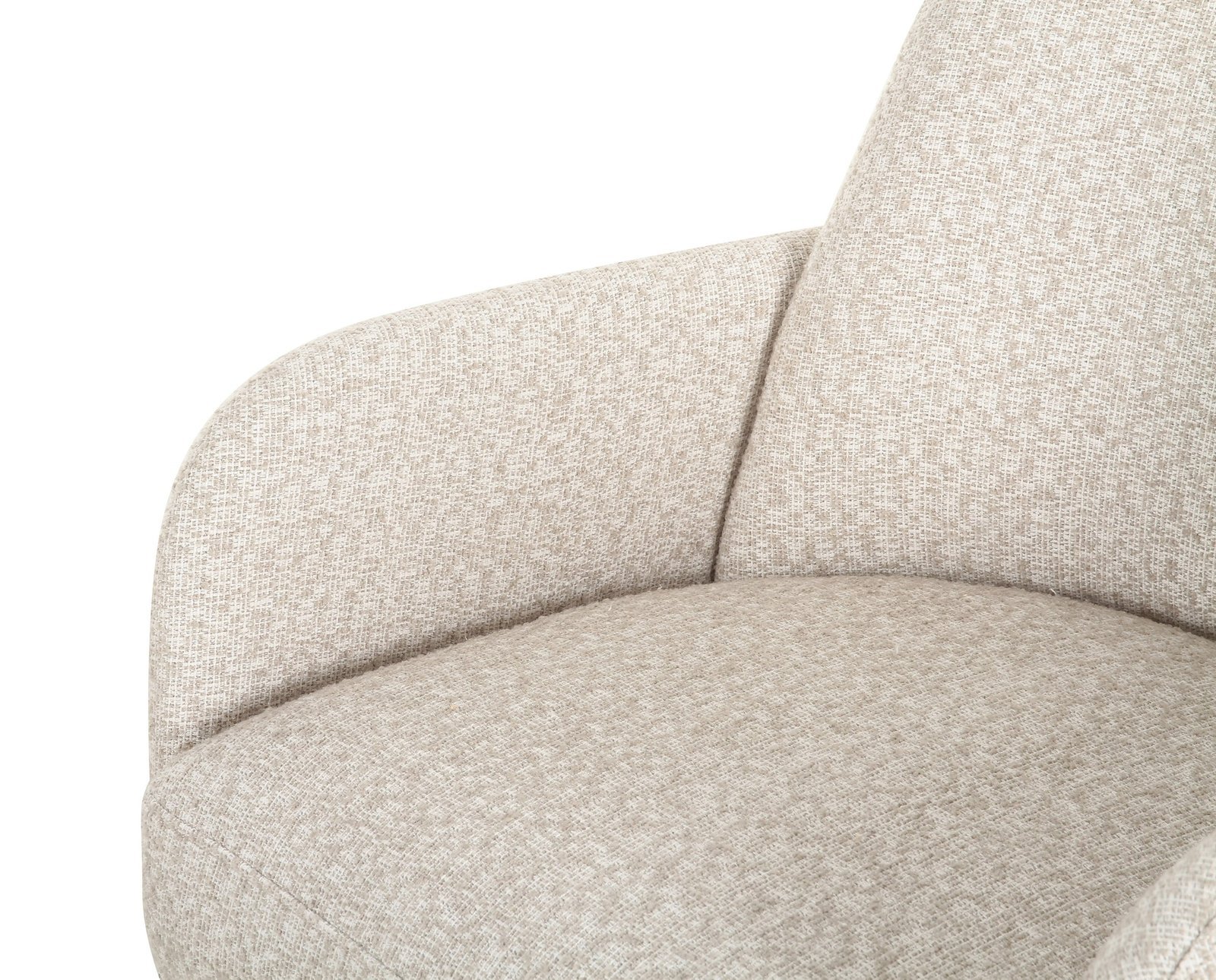 Modrest Cando - Silla de comedor moderna de tela beige - Image 5