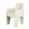 Modrest Cando - Silla de comedor moderna de tela beige