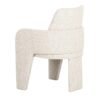 Modrest Cando - Silla de comedor moderna de tela beige - Image 3