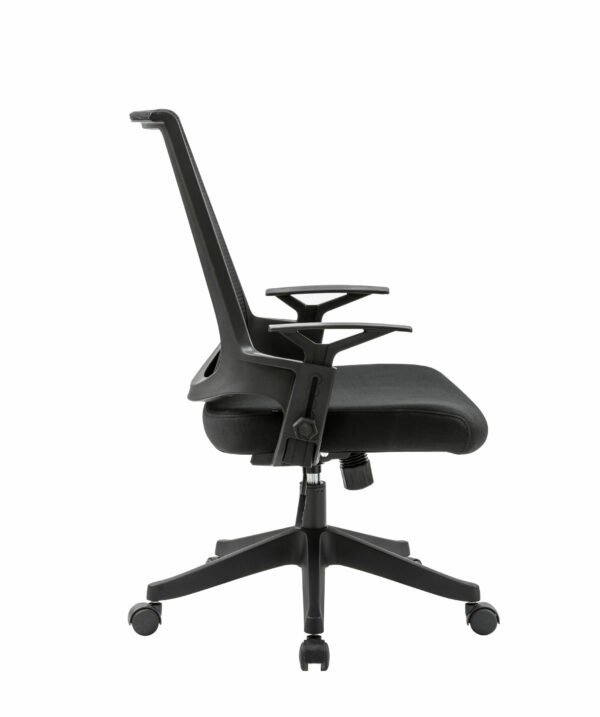 Silla Operativa H2 Mesh y Tela Negra - Image 2