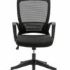 Silla Operativa H3 Mesh y Tela Negra Estructura Negra - Image 7