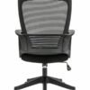 Silla Operativa H3 Mesh y Tela Negra Estructura Negra - Image 6