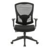 Silla Operativa H5 Mesh con Tela Negra y Brazos Ajustables - Image 4