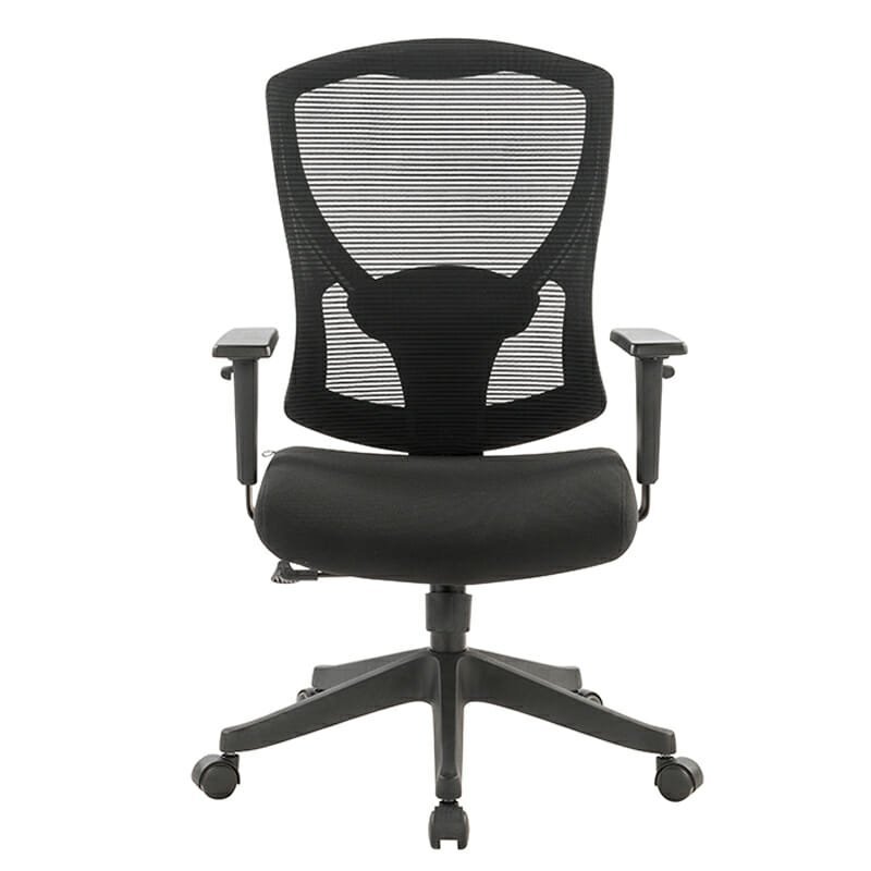 Silla Operativa H5 Mesh con Tela Negra y Brazos Ajustables - Image 4