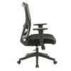 Silla Operativa H5 Mesh con Tela Negra y Brazos Ajustables - Image 3