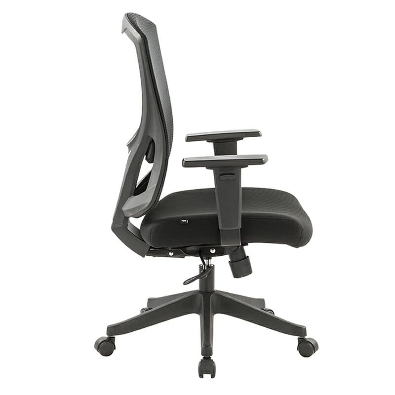 Silla Operativa H5 Mesh con Tela Negra y Brazos Ajustables - Image 3