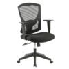 Silla Operativa H5 Mesh con Tela Negra y Brazos Ajustables - Image 2