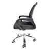 Silla Operativa E102 Mesh y Tela Color Negro base Cromada - Image 2