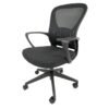 Silla Operativa E104 Mesh y tela Color Negro - Image 3