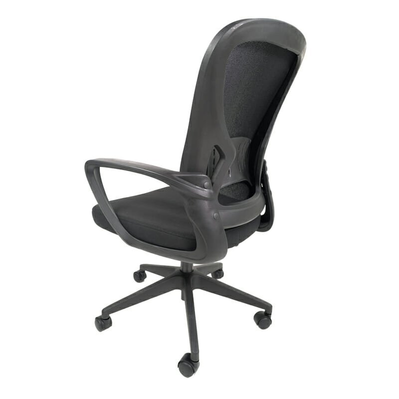 Silla Operativa E104 Mesh y tela Color Negro - Image 2