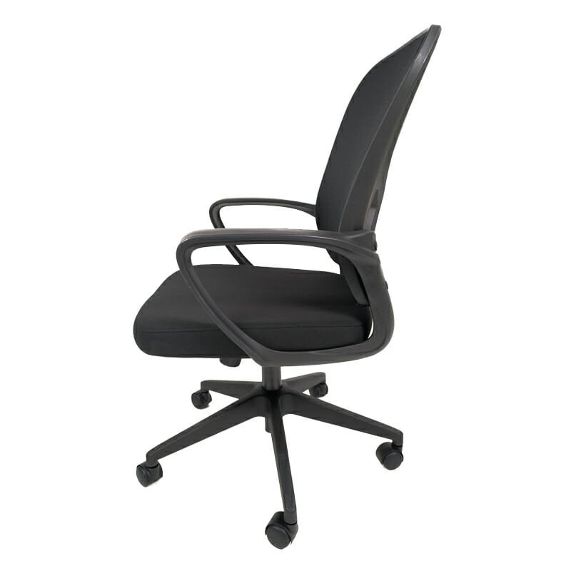 Silla Operativa E104 Mesh y tela Color Negro - Image 4