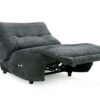 Divani Casa Basil - Silla reclinable eléctrica grande de tela gris oscuro moderna - Image 3