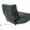 Divani Casa Basil - Silla reclinable eléctrica grande de tela gris oscuro moderna - Image 4