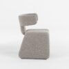 Modrest Bergman - Silla de comedor moderna de tela color blanquecino - Image 2