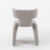 Modrest Bergman - Silla de comedor moderna de tela color blanquecino - Image 3