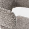 Modrest Bergman - Silla de comedor moderna de tela color blanquecino - Image 5