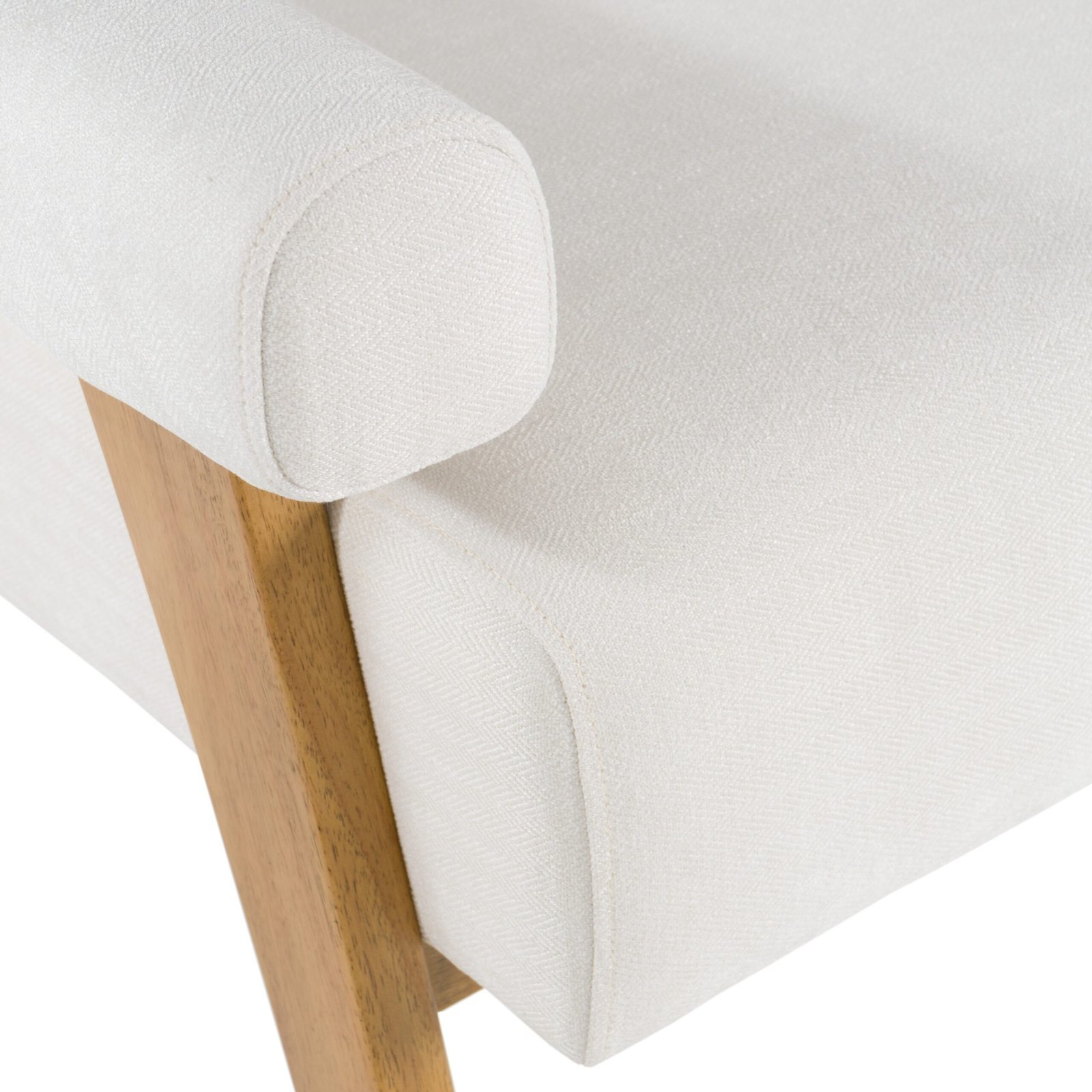 Modrest Cynthia - Tela blanca moderna + silla decorativa de madera - Image 5