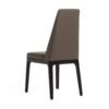 Modrest Encino - Silla de comedor moderna color chocolate color topo y madera (juego de 2) - Image 5