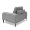 Divani Casa Fonda - Silla moderna de tela gris - Image 3